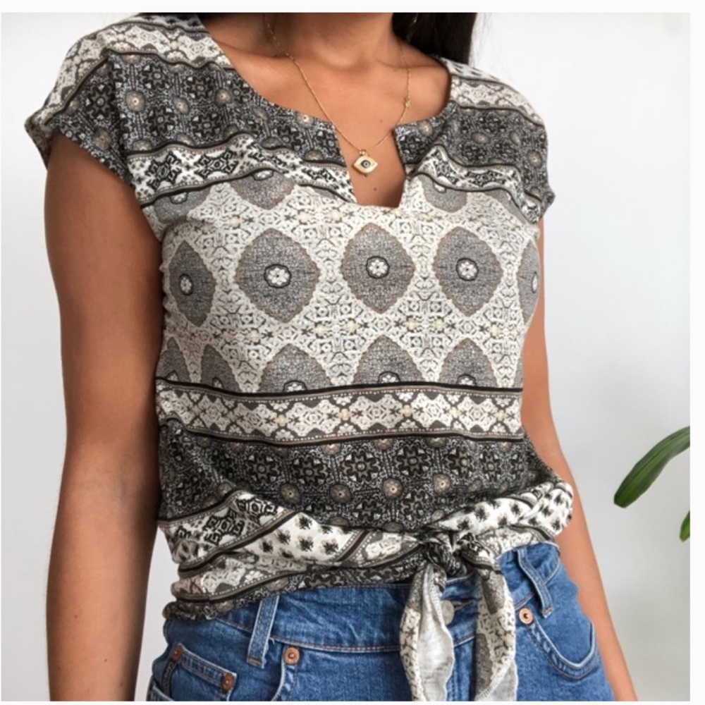 Boho lucky brand top